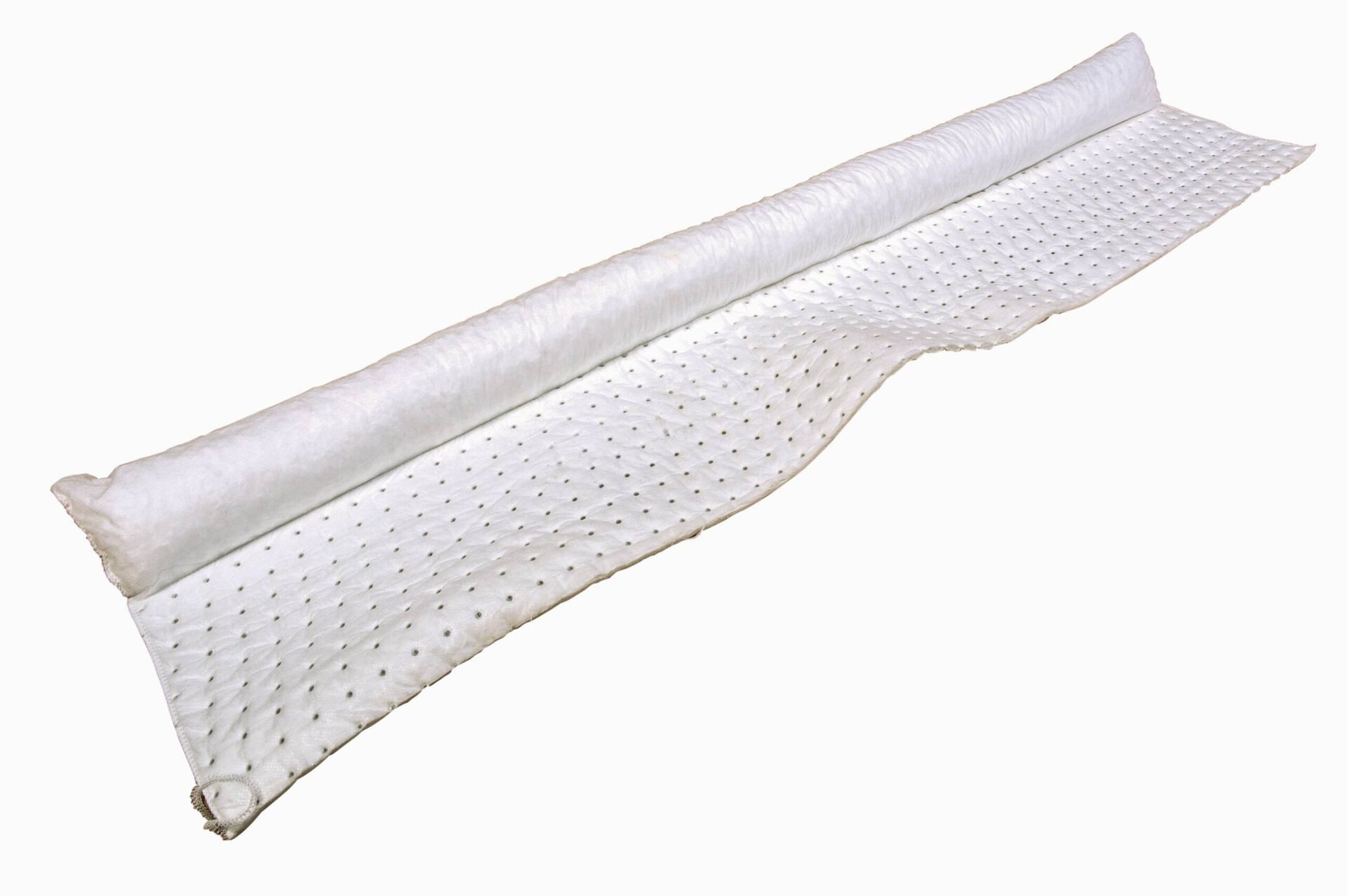 Weiße Ölbindevlies-Rolle mit Perforation